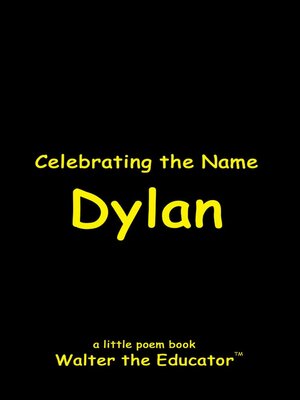 cover image of Celebrating the Name Dylan